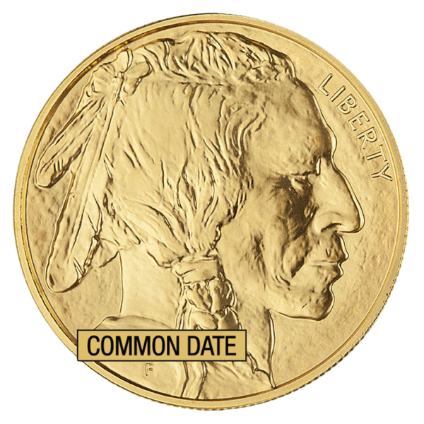 1 oz American Gold Buffalo Coin (Common Date) front