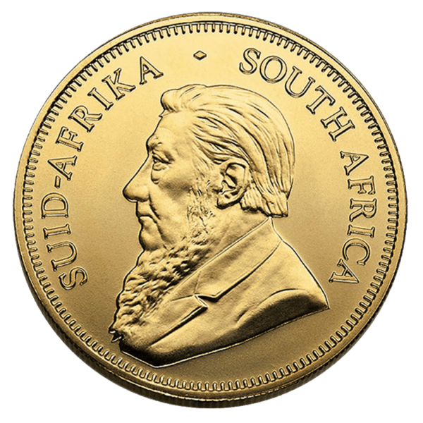 1 oz South African Gold Krugerrand Coin (Common Date) front