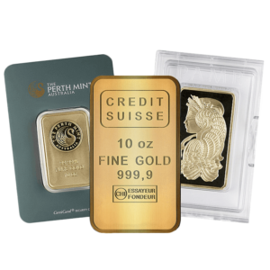 10 oz Gold Bar – Various Mints